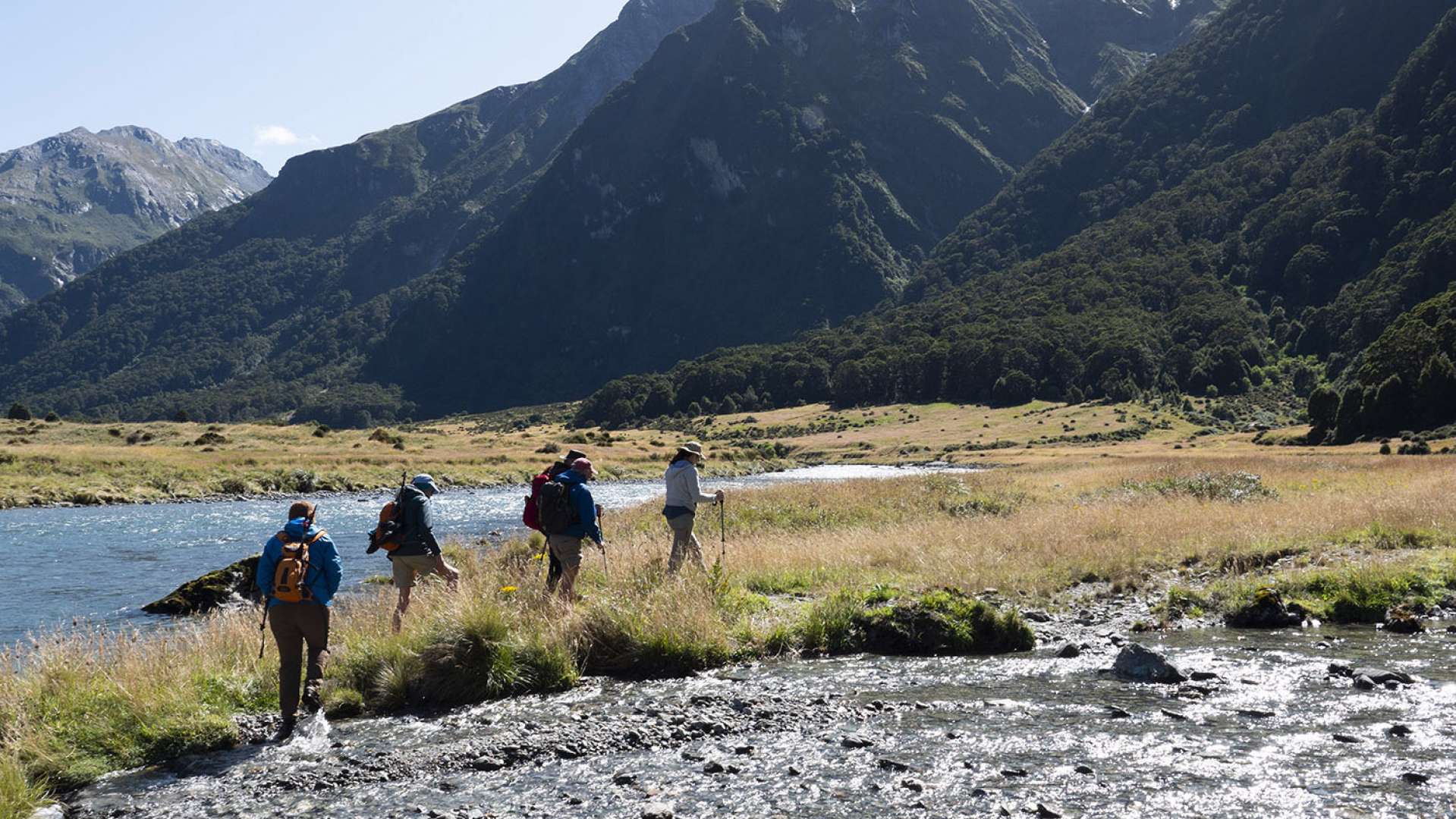 Fly, Walk, and Jet boat amongst some of New Zealand�s most spectacular, unspoilt scenery.