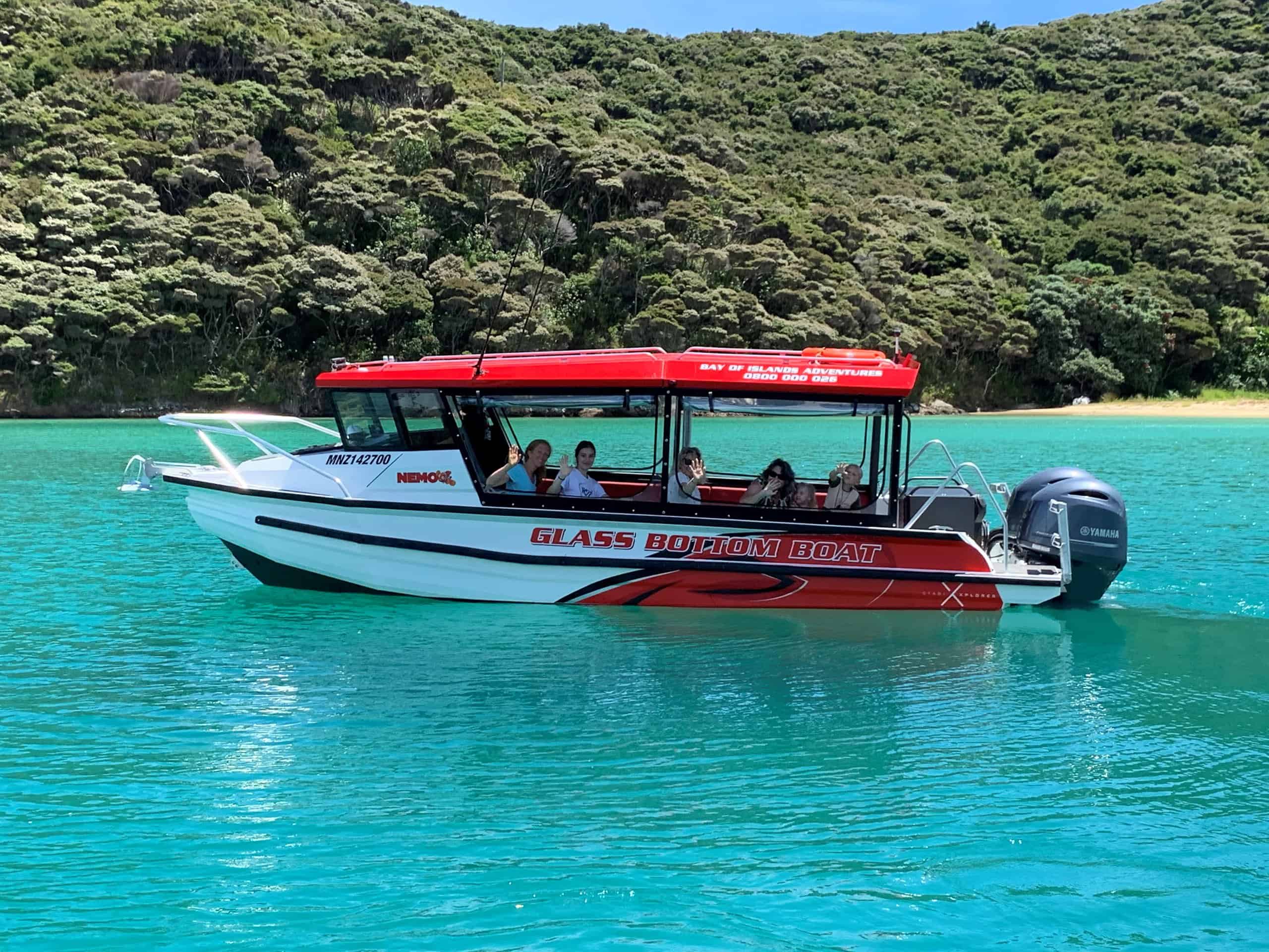 Glass Bottom Boat Tours to the Hole in the Rock See and Do New Zealand