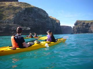 4WD Sea-Kayaking Safari Tour at Pohatu Marine Reserve