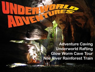 GlowWorm Caves with Underworld Rafting Adventure