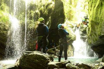 Canyoning With Biggest Jumps and Abseils Available From Queenstown at Mt Aspiring