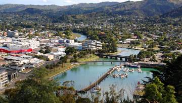 Flight from Hamilton to Gisborne