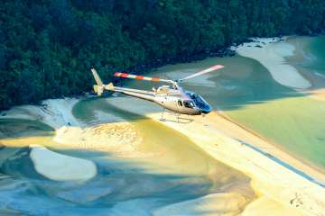 Helicopter tour from Awaroa to Kahurangi National Park