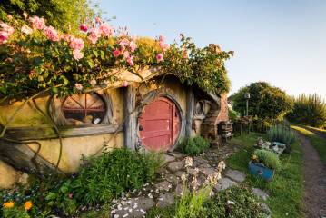 Hobbiton Movie Set & Waitomo Glow Worm Caves