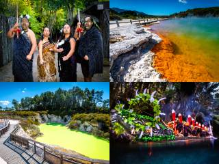 Rotorua Small Group From Auckland Incl. Mitai Māori Village & Wai-O-Tapu Thermal Wonderland