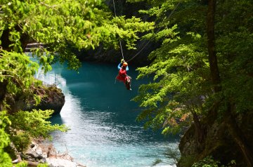 Ziplining