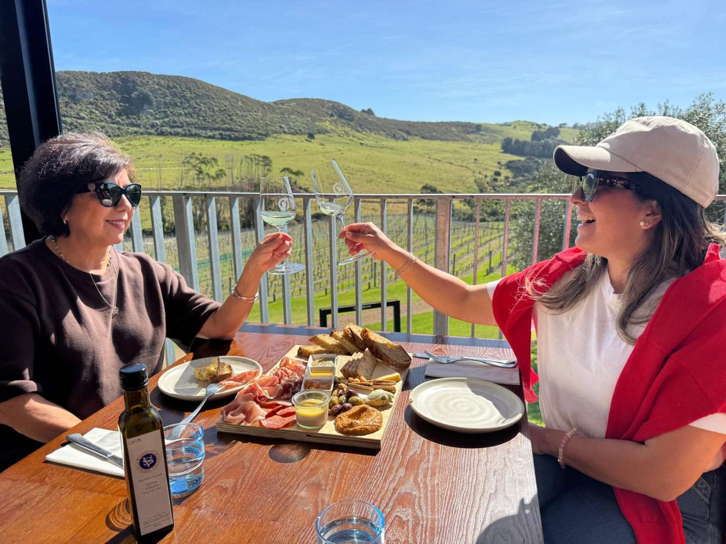 Beautiful lunch at Stonyridge Vineyard