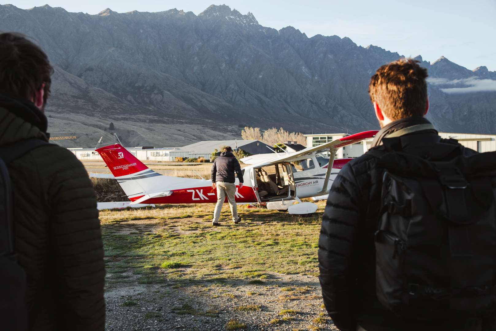 Fly Over Skippers Canyon, Coronet Peak, into Mt. Aspiring National Park, Mt. Earnslaw, Pluto Peak and Dart River.