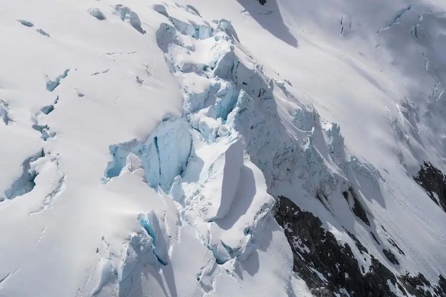 Get up close and personal with blue glacial ice