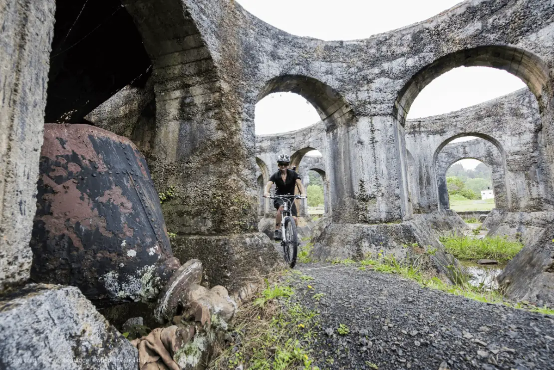 Hauraki Rail Trail Cycle Tour Victoria Battery