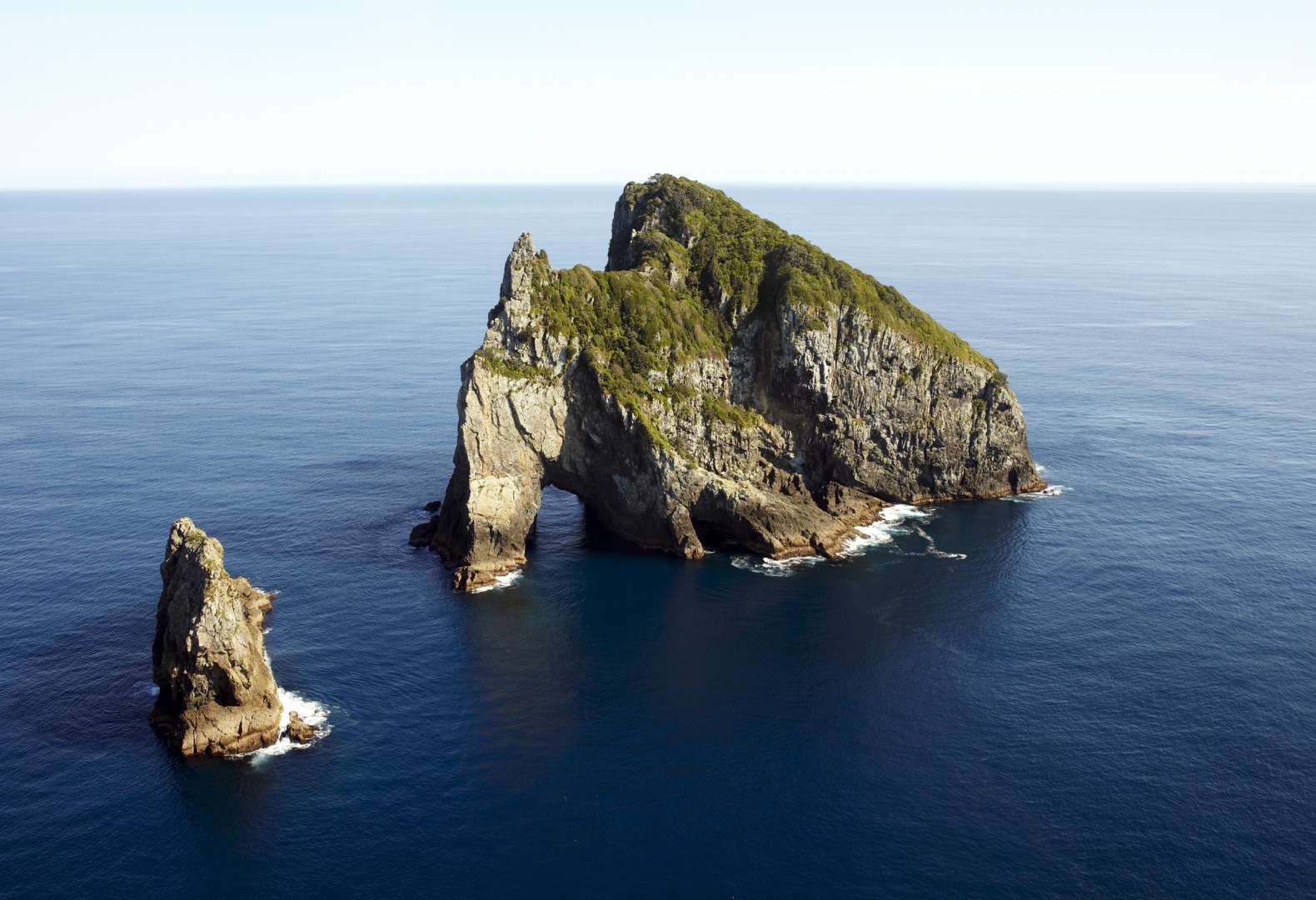 Helicopter Flight to the Hole in the Rock Bay of Islands