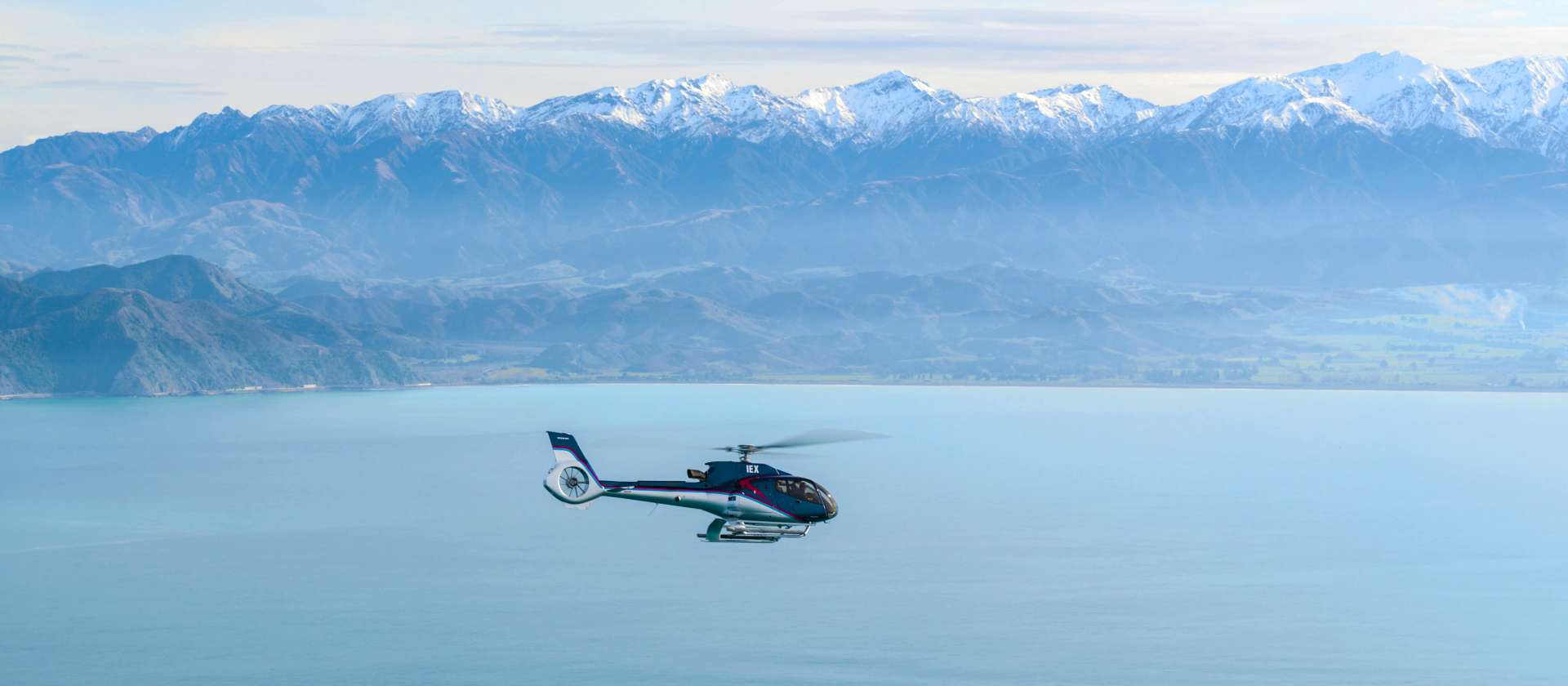 Helicopter in Kaikoura