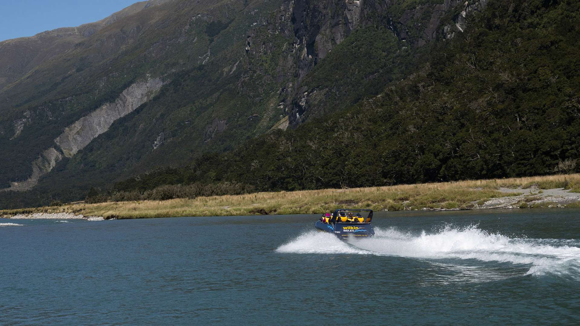 Jet boat ride The Siberia Experience