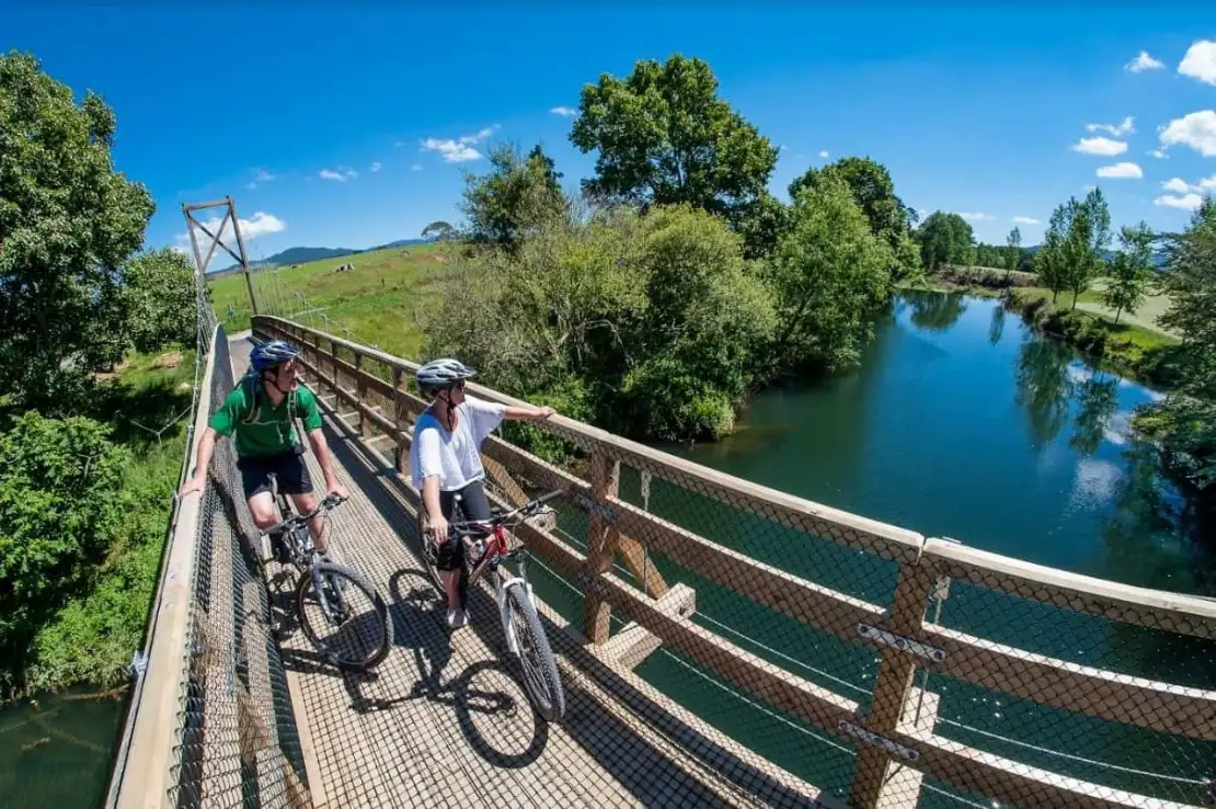 Karangahake Gorge cycing