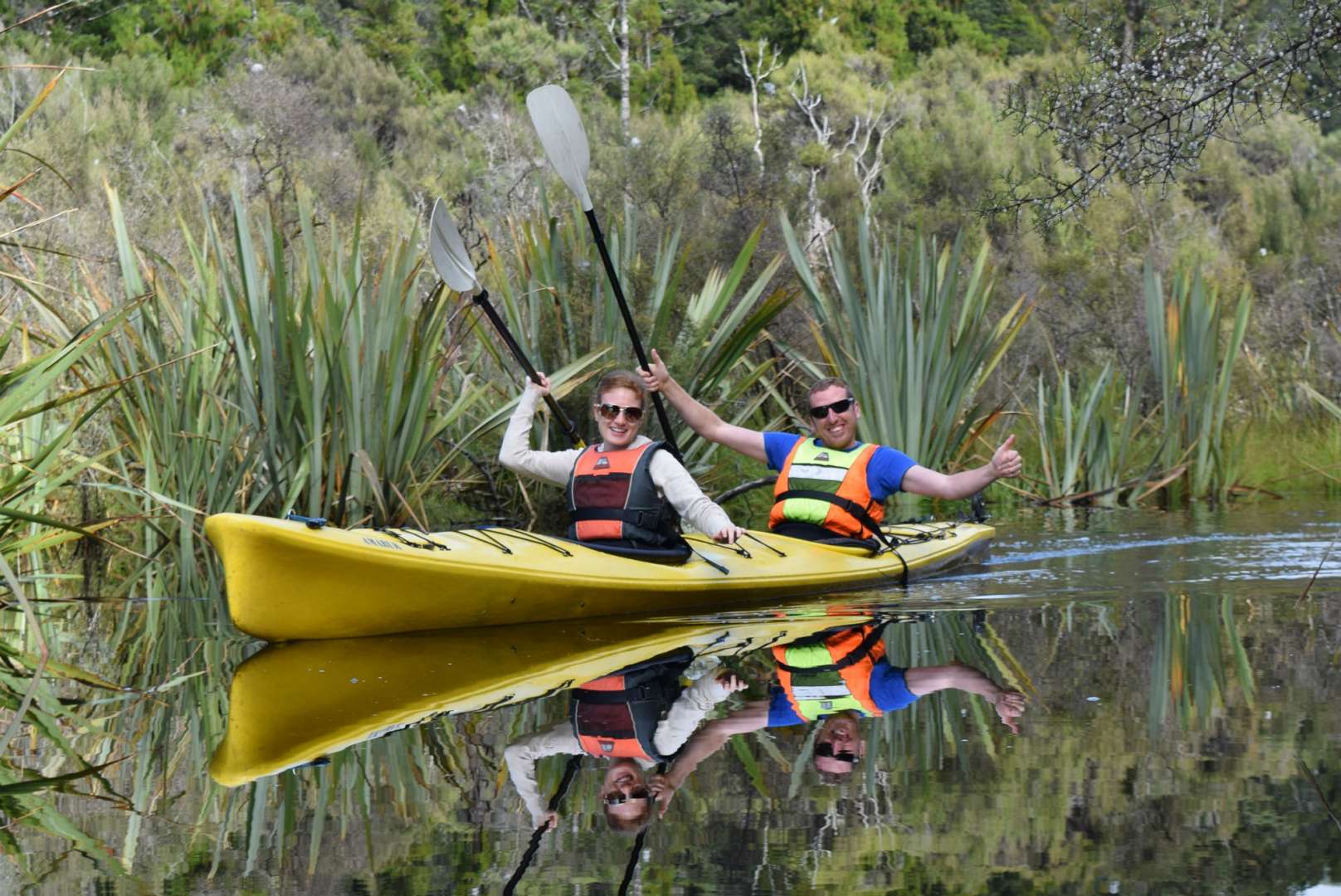 Kayak in the Rainforest Creek