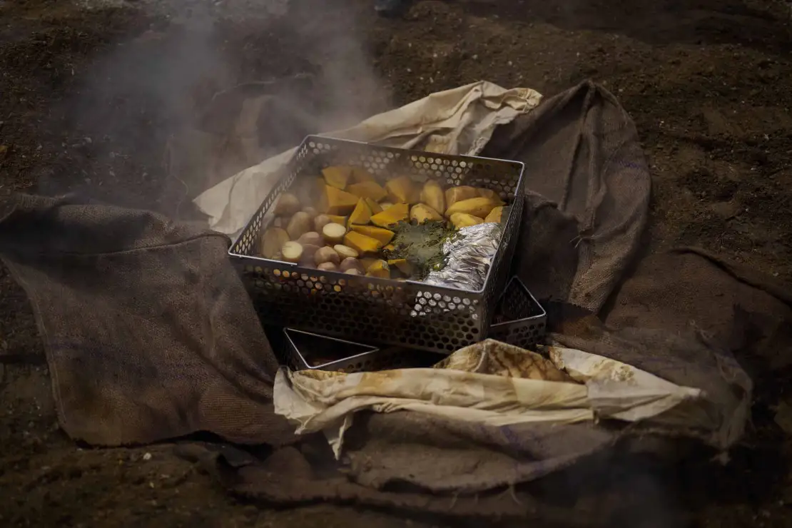 Traditionally cooked vegetable
