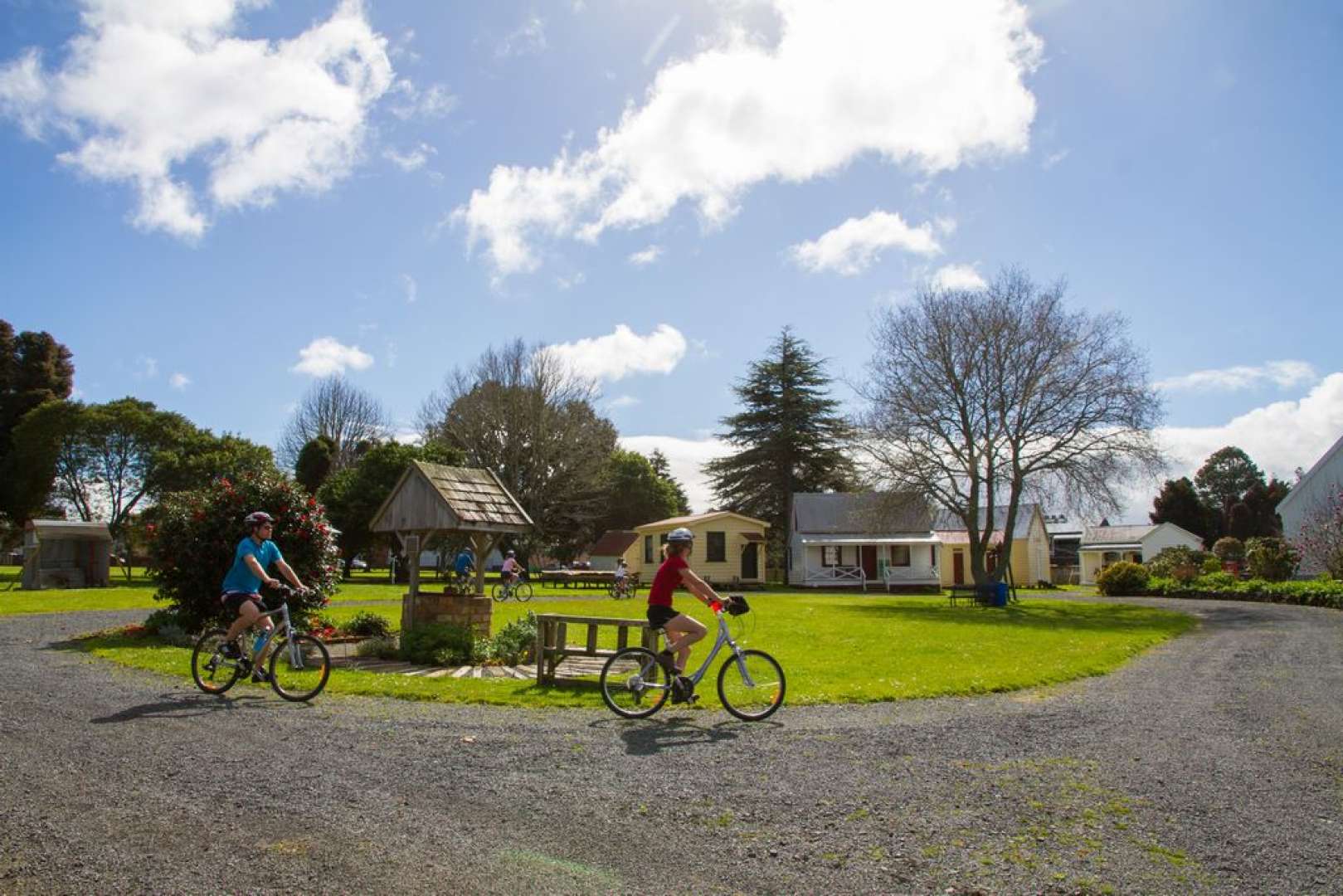 An extensive collection of heritage buildings at Pioneer Village Kaikohe