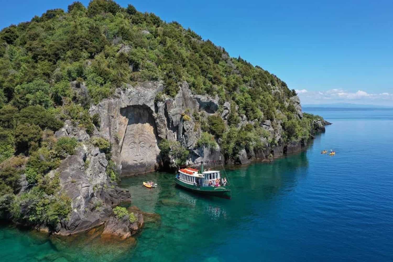 Ernest Kemp Taupo boat cruise