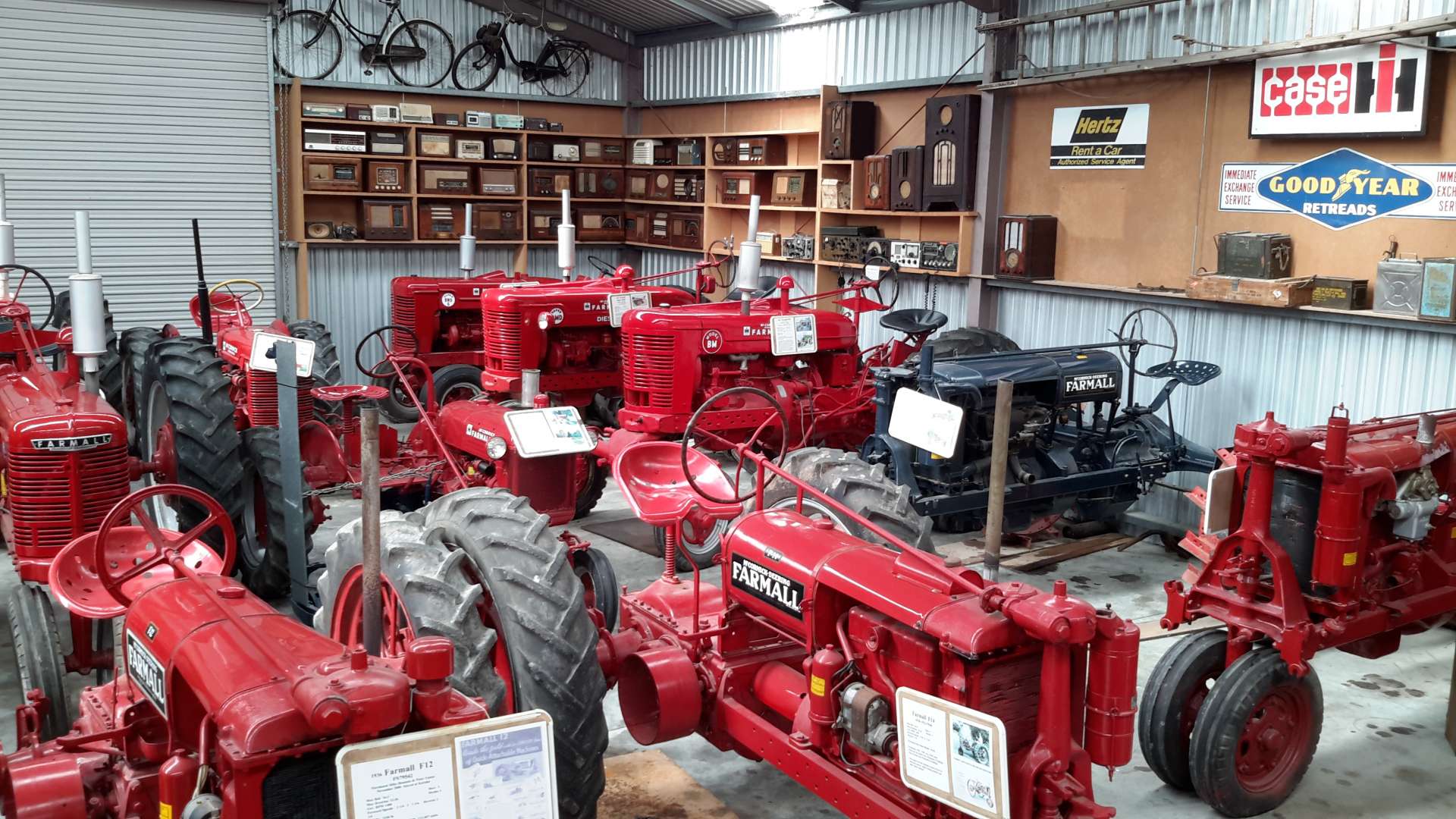 Farming historical vehicles at Matthews Vintage Collection