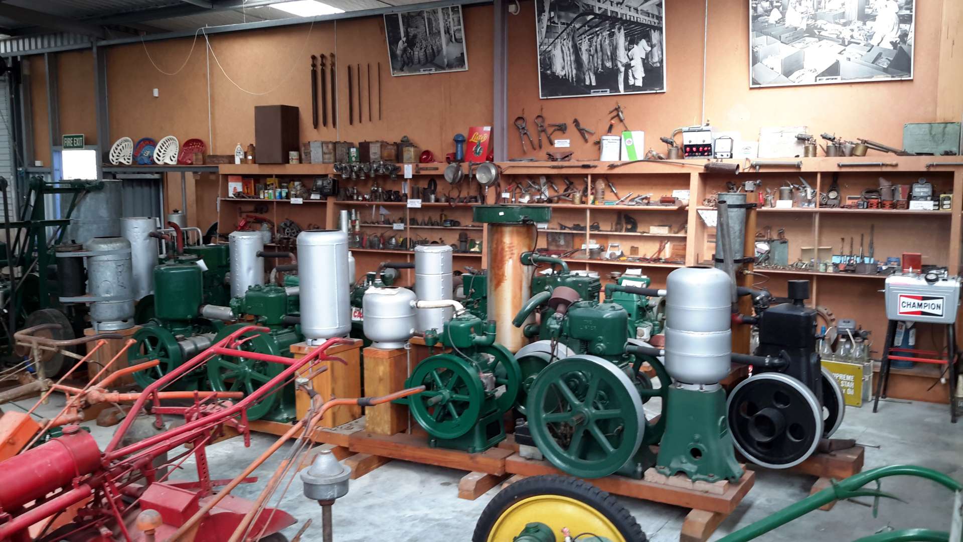 Matthews Vintage Collection in Northland has a amazing collection of NZ historical equipment
