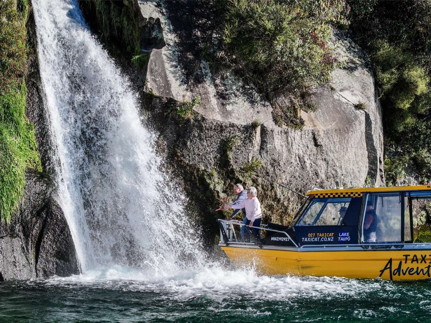 Enjoy waterfalls from crusie