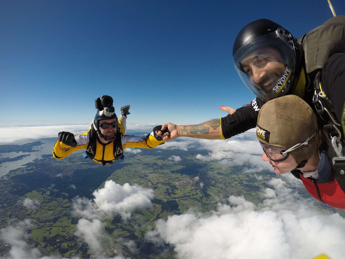 Skydive with stunning views over the Bay of Islands New Zealand