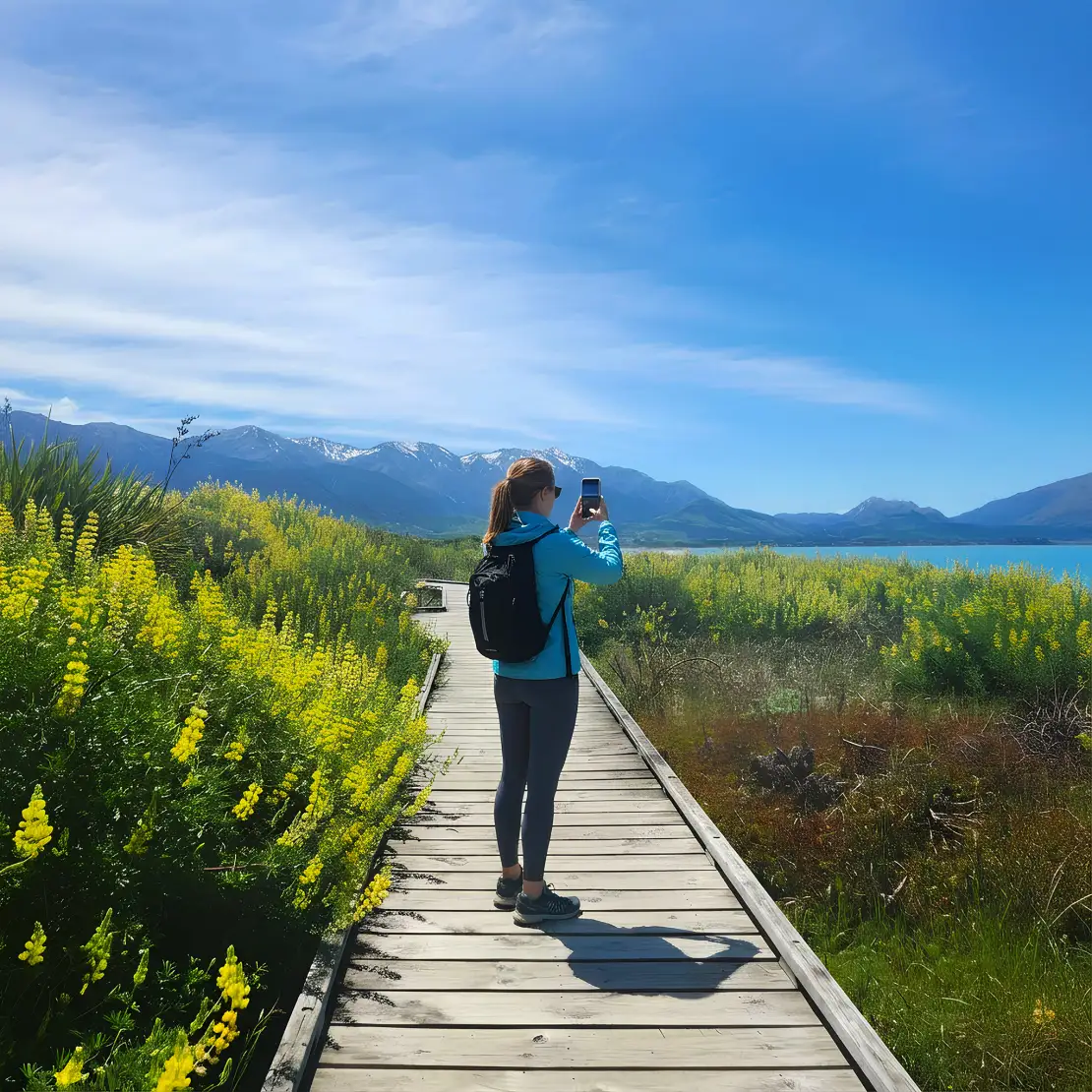 Boardwalk in Kaikoura