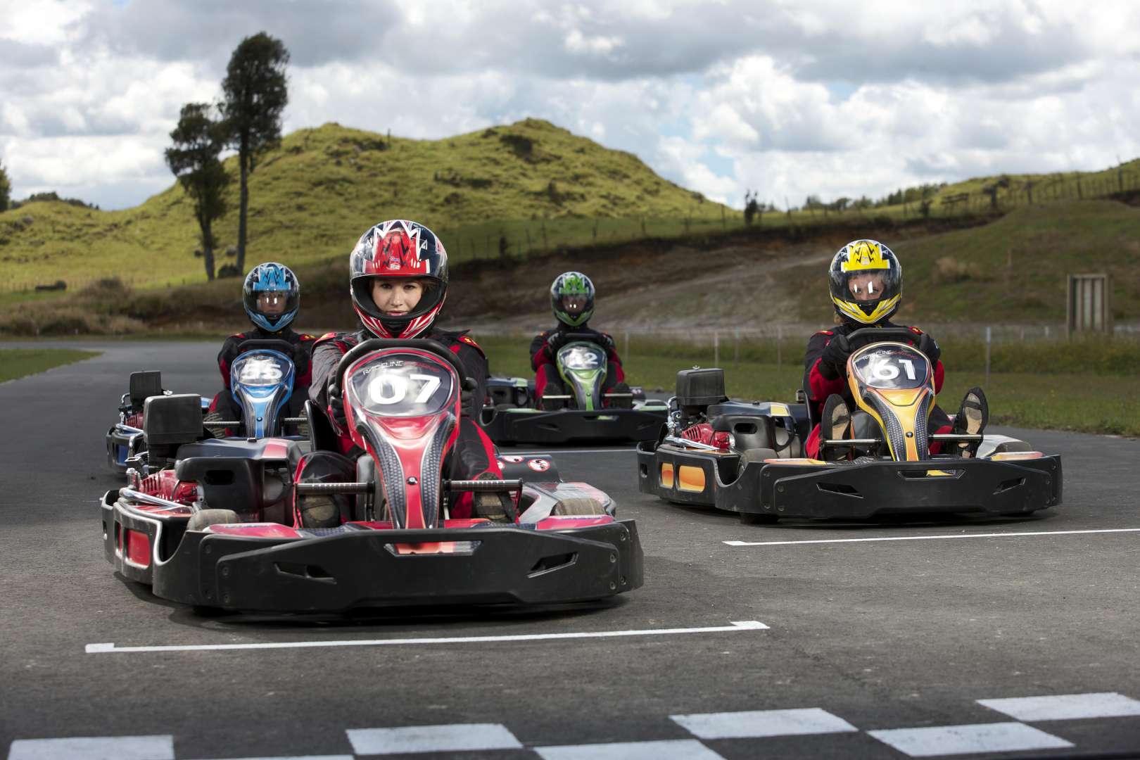 New Zealand's longest 1.2km outdoor circuit with Raceline Karting