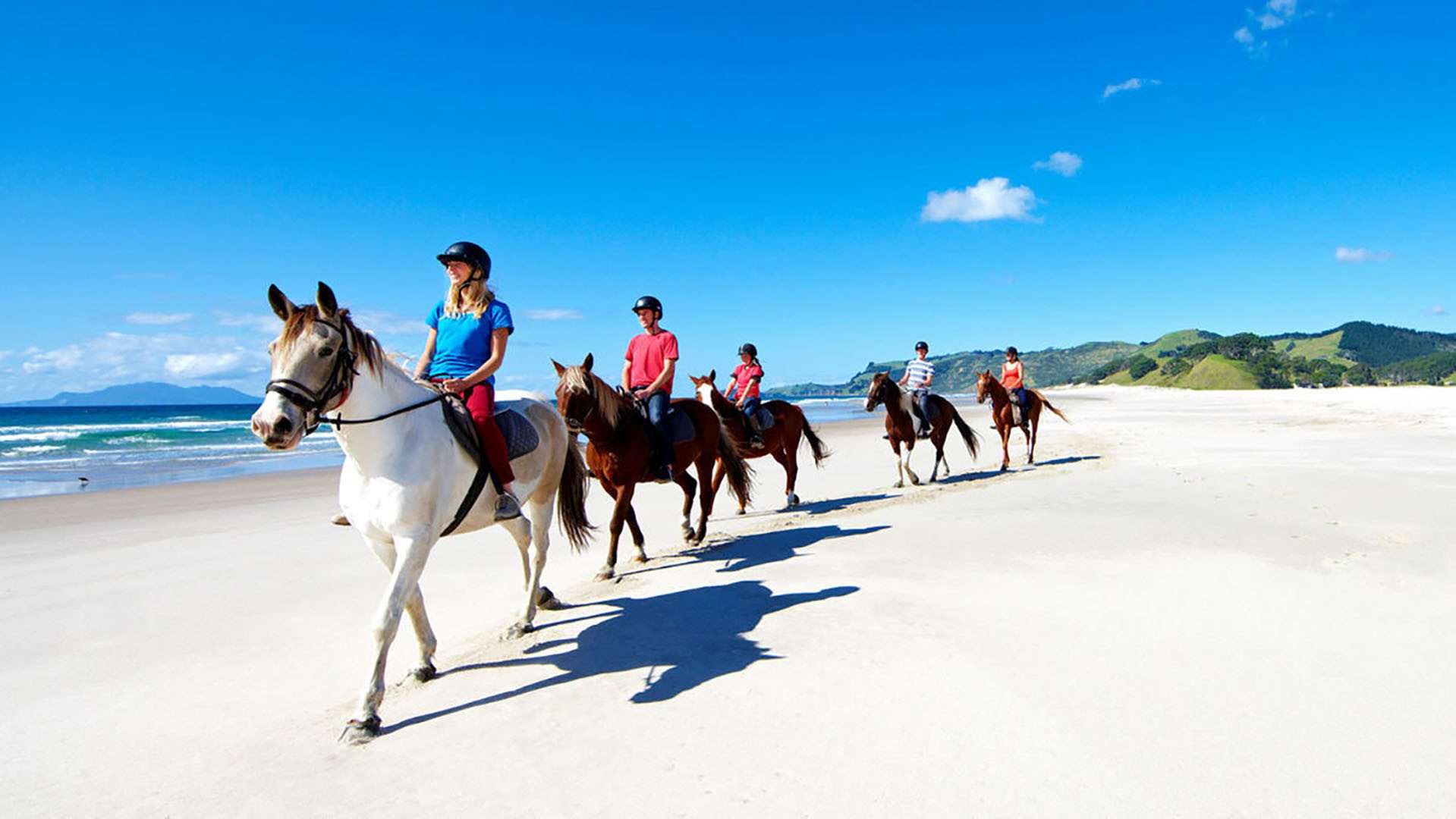 Horse Trek along stunning beach
