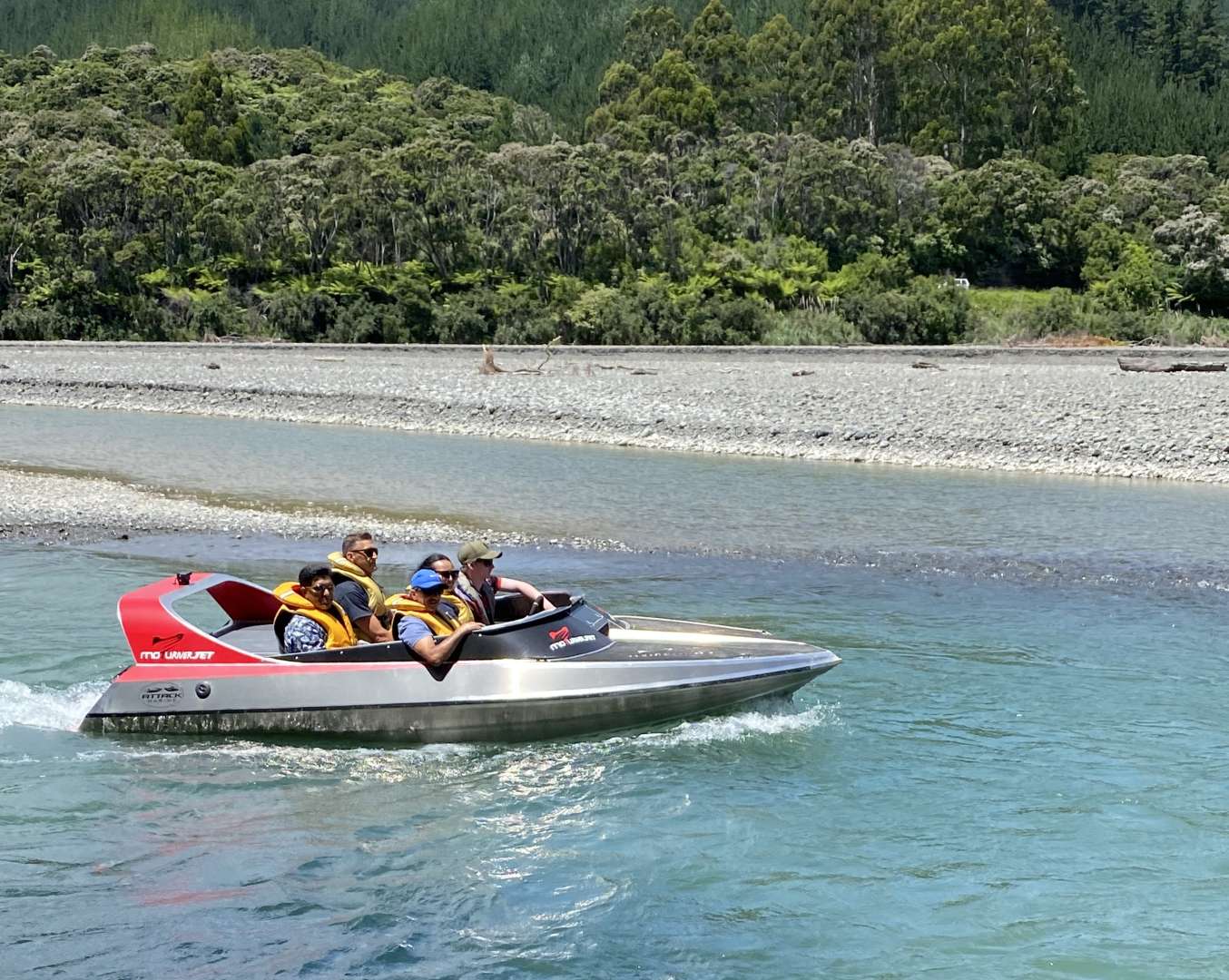 Motu River Jet boat tour