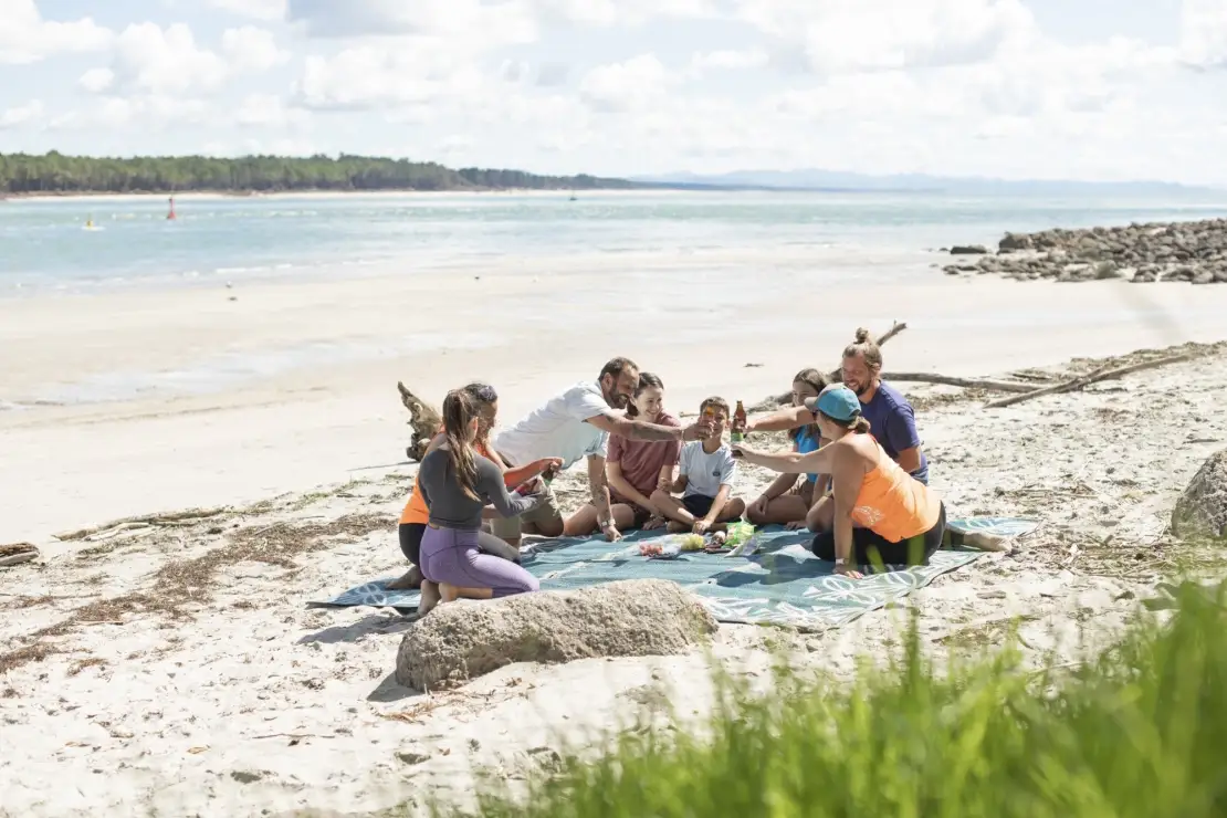 Lunch at Te Kawa Beach, Mount Maunganui