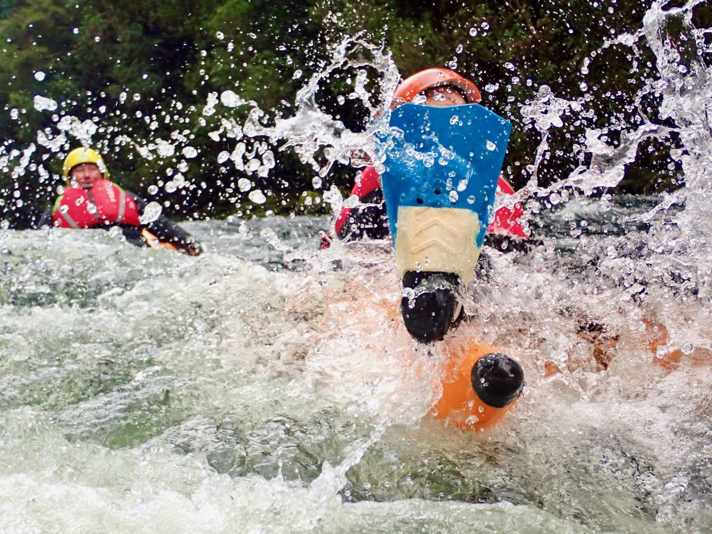 Whitewater rapids! Make a splash!