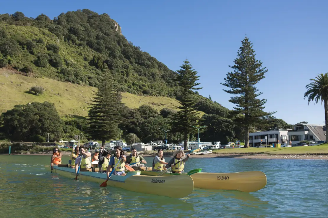Mauao in the background