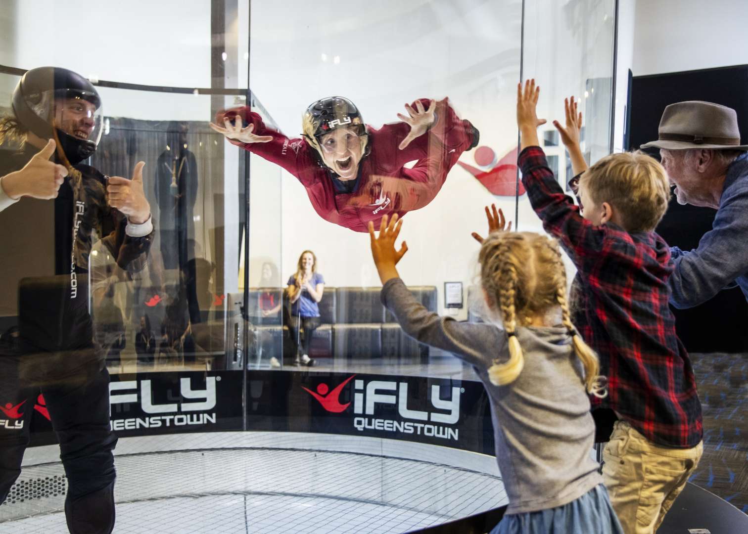 One of the best things to do in Queenstown indoor skydiving