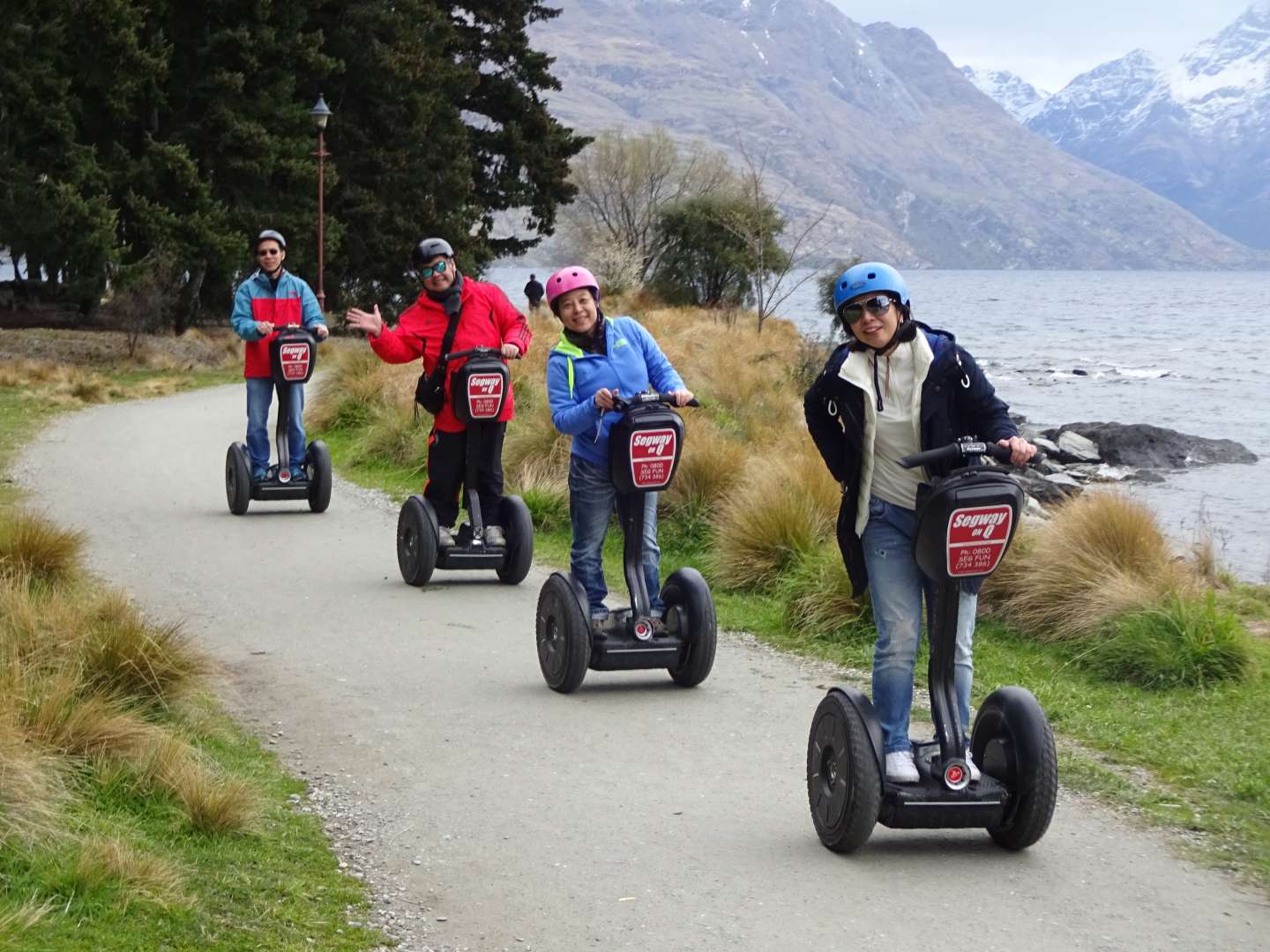Queenstown Gardens Riding an eco-friendly Segway