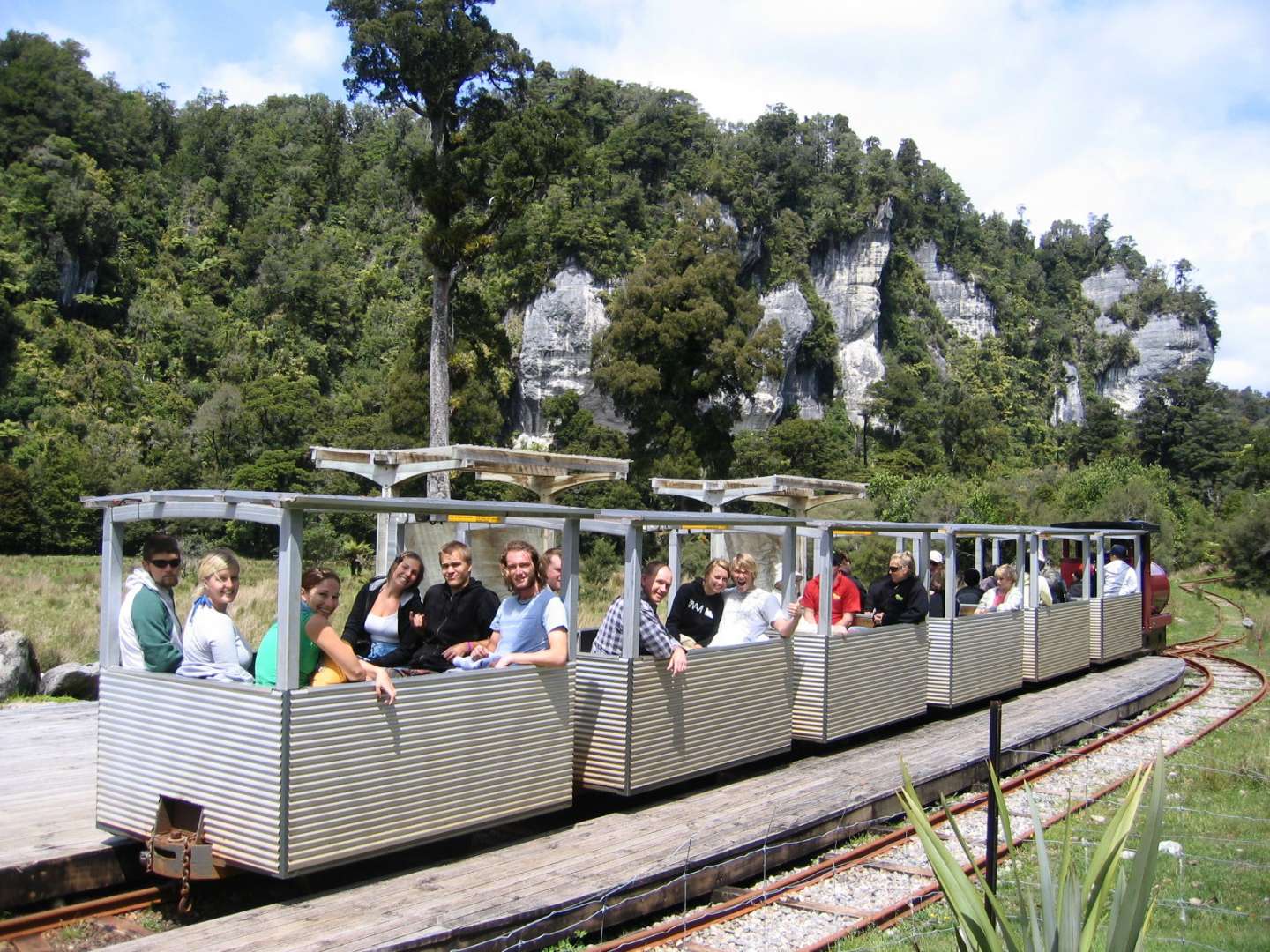 Rainforest Trains at the start of the Ananui Canyon