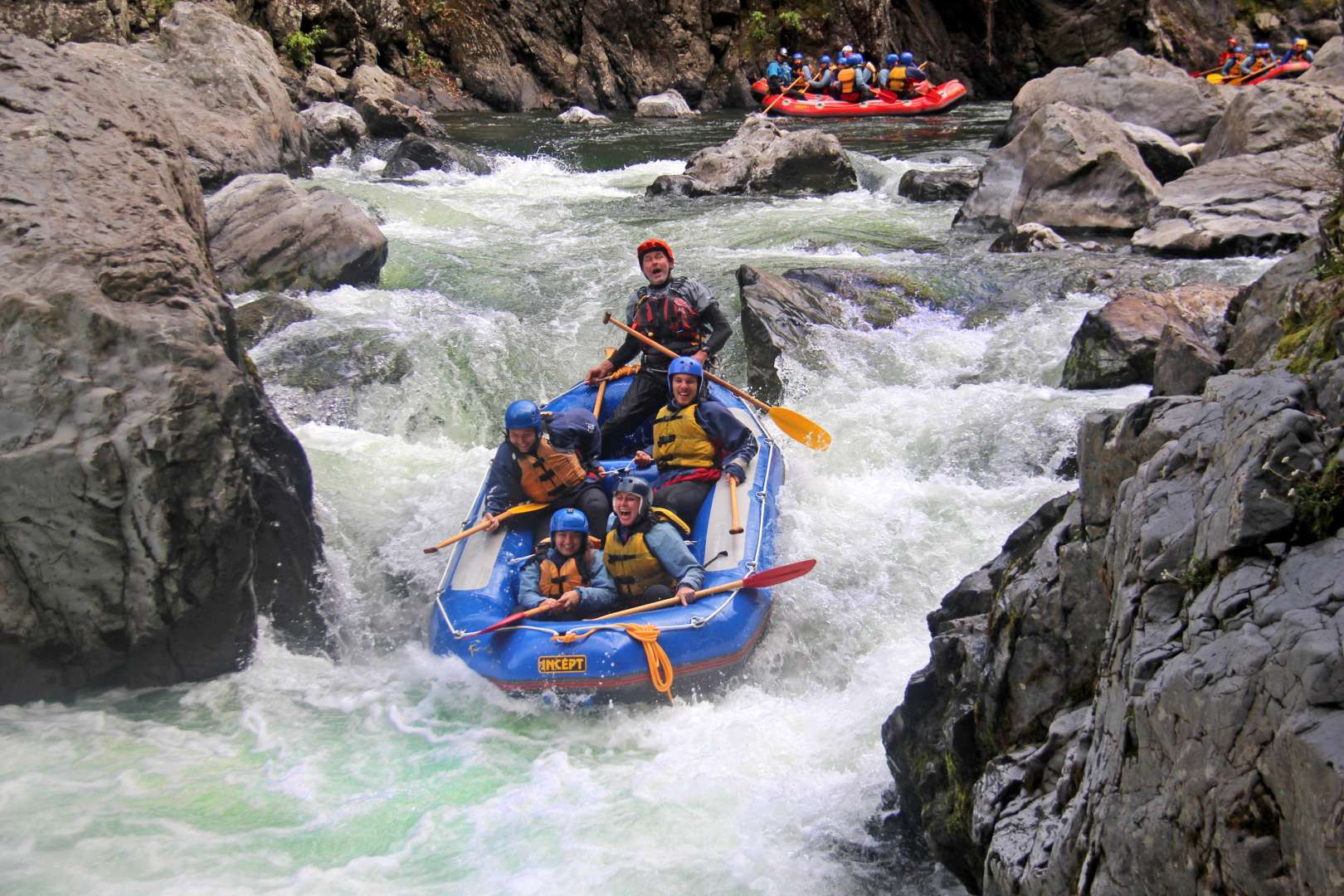 Rangitikei River Rafting with Rapids ranging from grade 1-5