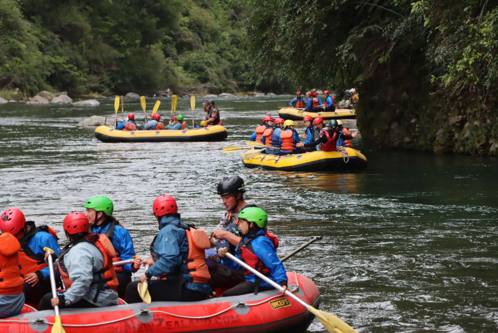 Setting off to your rafting adventure