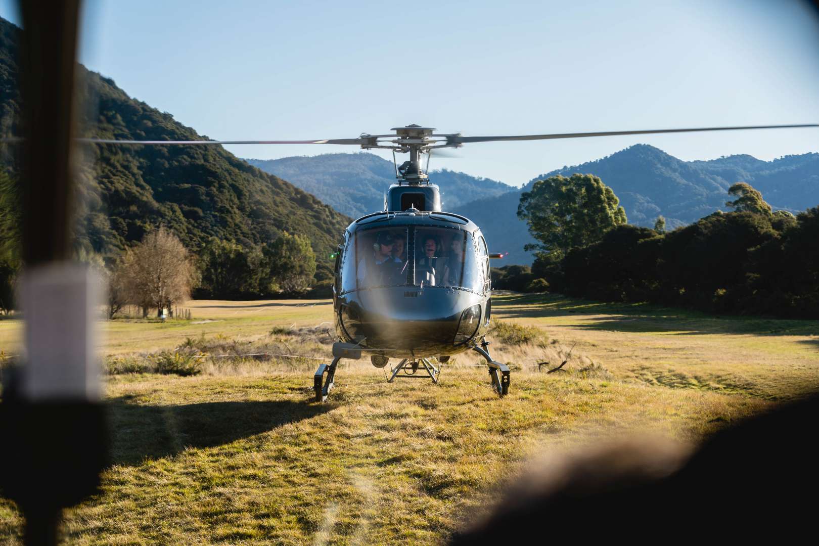 Stunning Private Helicopter Flights over Able Tasman Nelson Areas