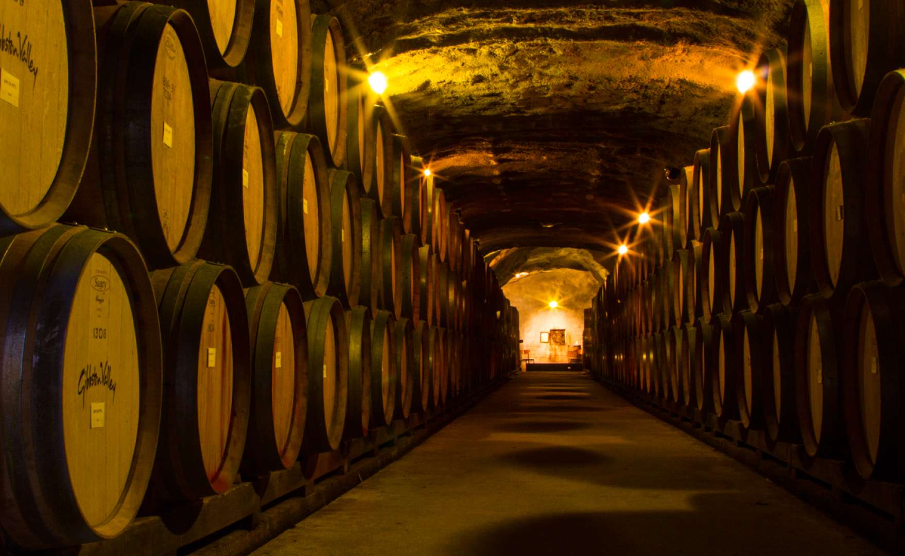 Tour through Gibbston Valley wine cave