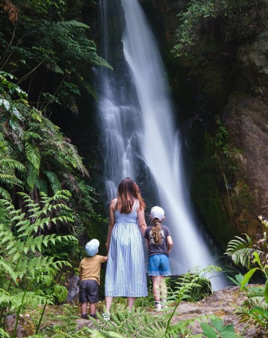 The Buried Village Te Wairoa Stream and waterfall walk