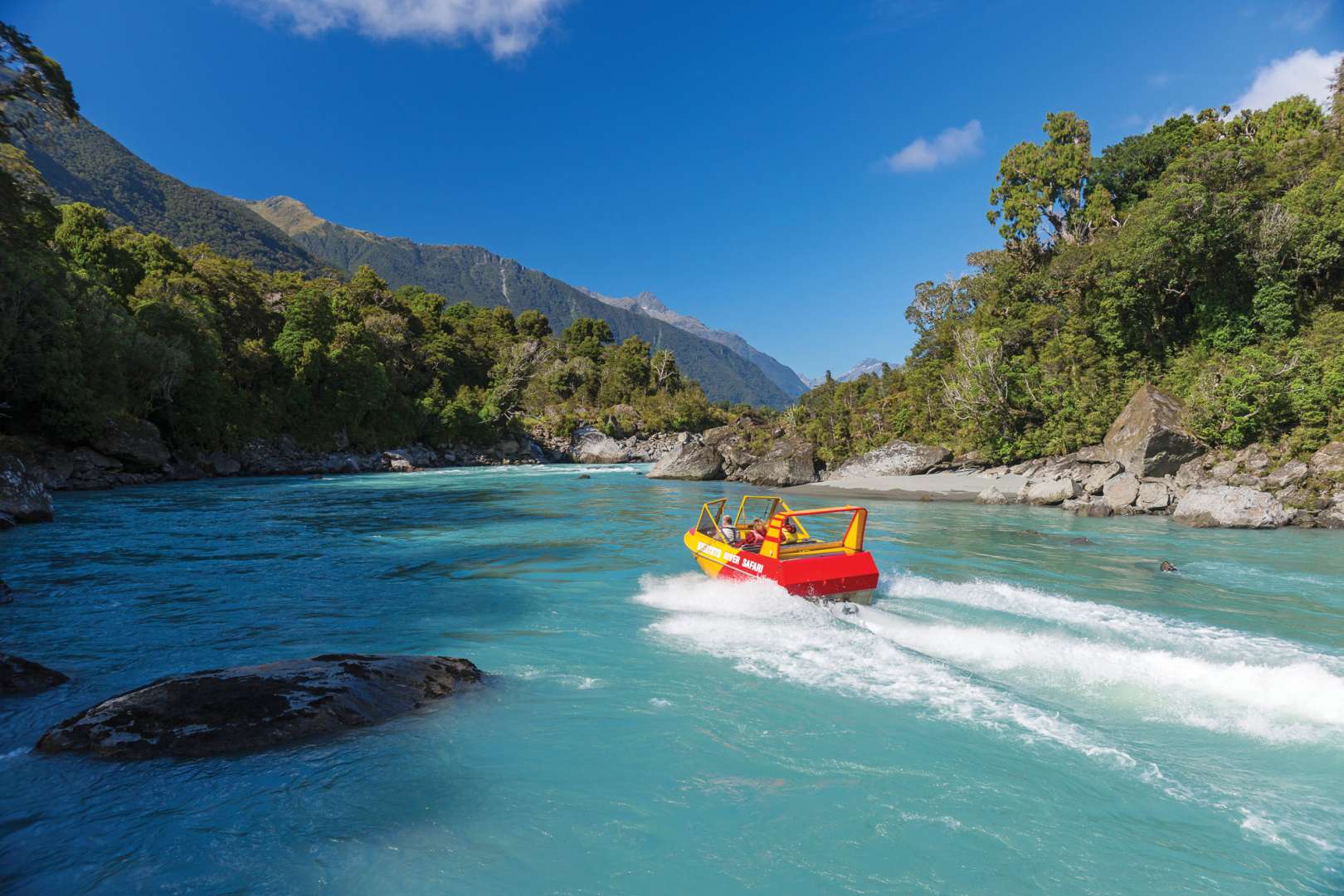 West Coast Jet Boat Trip Haast